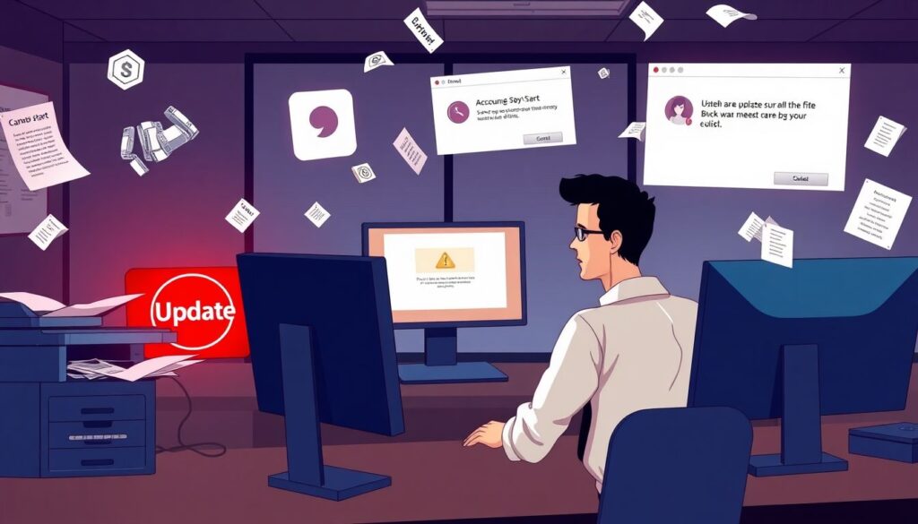 Трудности обновлений: частые проблемы и решения - иллюстрация