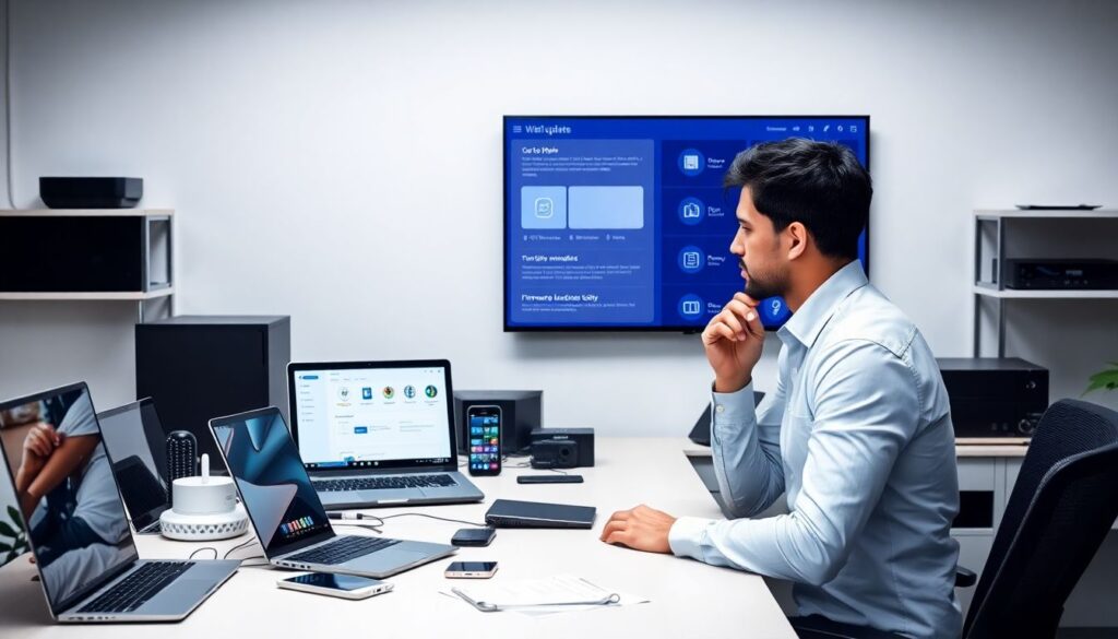 Обновления ПО и совместимость с аксессуарами Bluetooth - иллюстрация