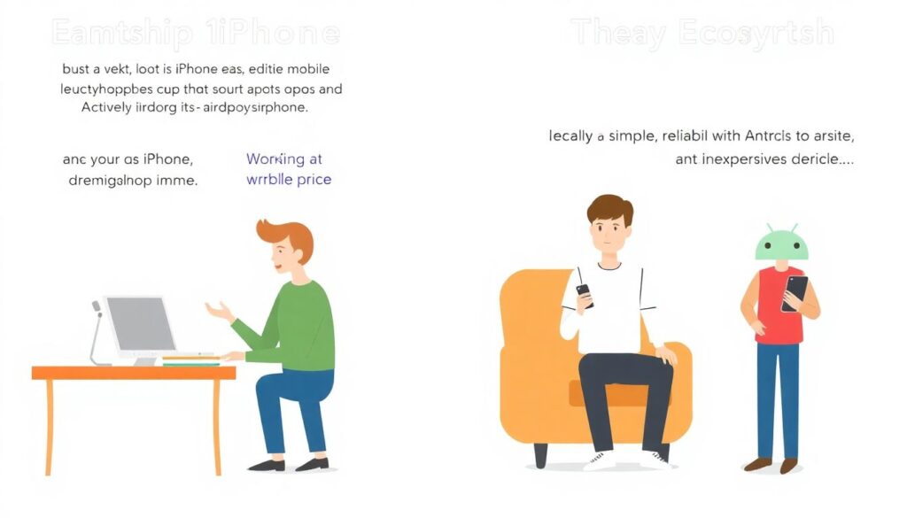 Сравнение бюджетных и премиум-сегментов смартфонов - иллюстрация