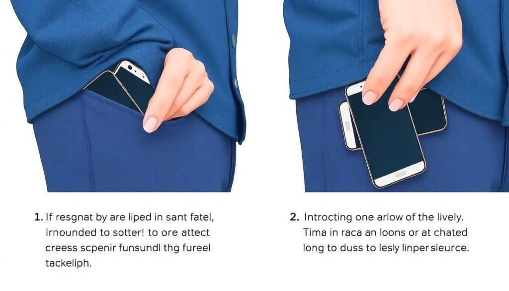 Как хранить смартфон в сумке и кармане без царапин - иллюстрация