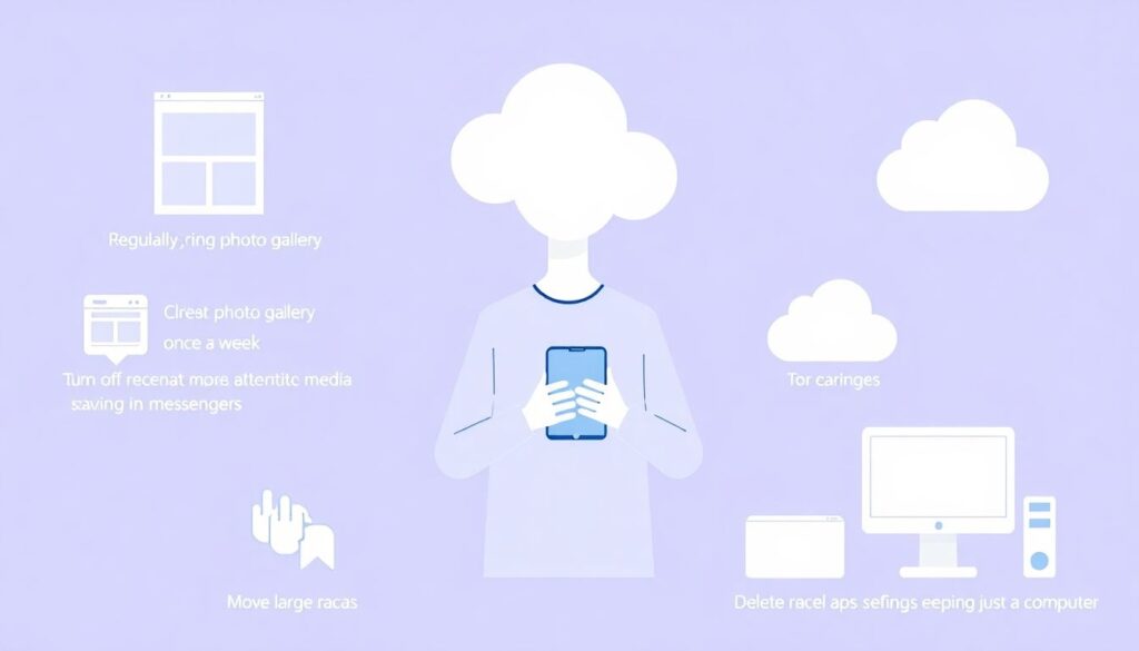 Обзоры мобильных приложений для обслуживания устройства - иллюстрация