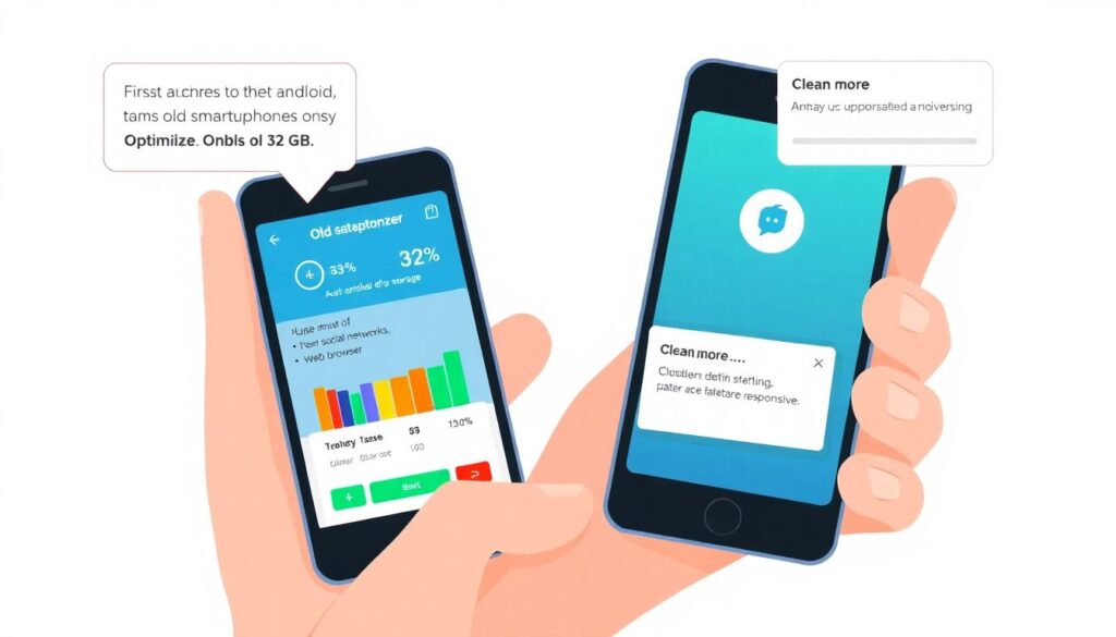 Обзоры мобильных приложений для обслуживания устройства - иллюстрация
