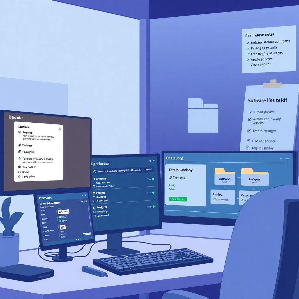 Как правильно обновлять ПО вручную без потери данных и с минимальным риском