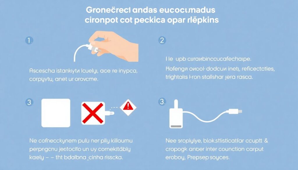 Советы по уходу за зарядными устройствами и кабелями - иллюстрация