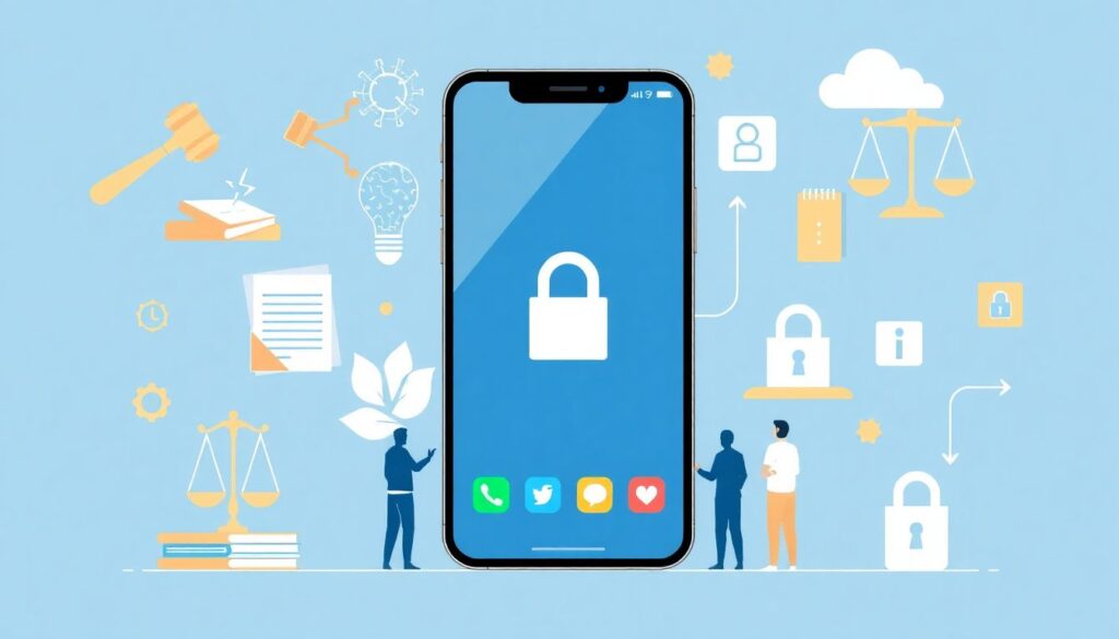 Новости о суде и правовых вопросах, связанных с мобильной электроникой - иллюстрация