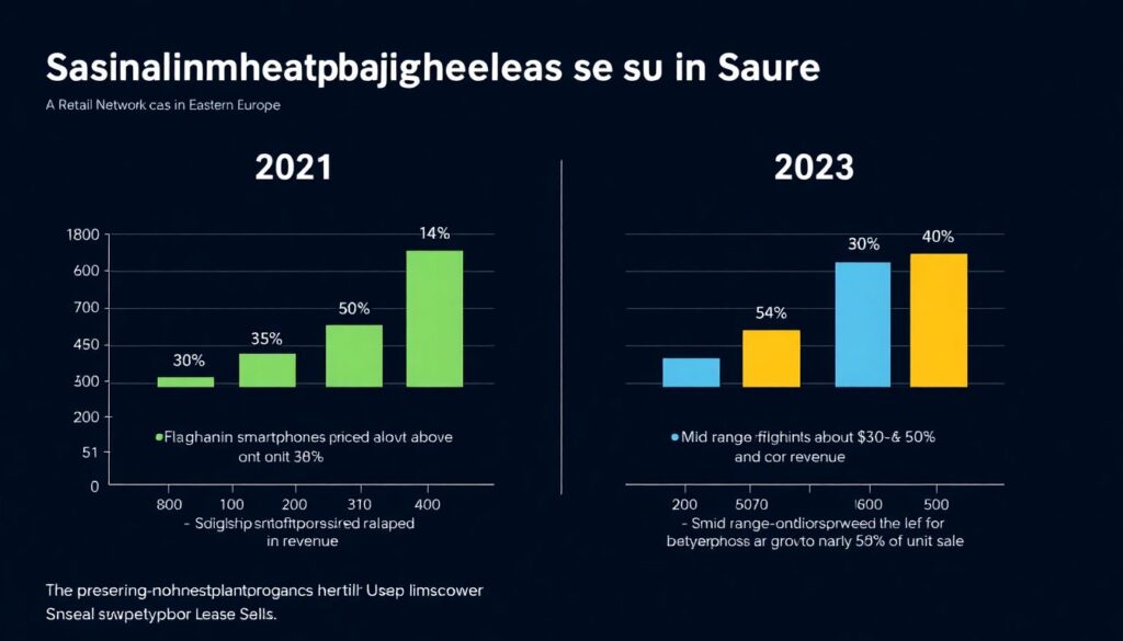 Новости о глобальных рынках смартфонов и таблицы цен - иллюстрация